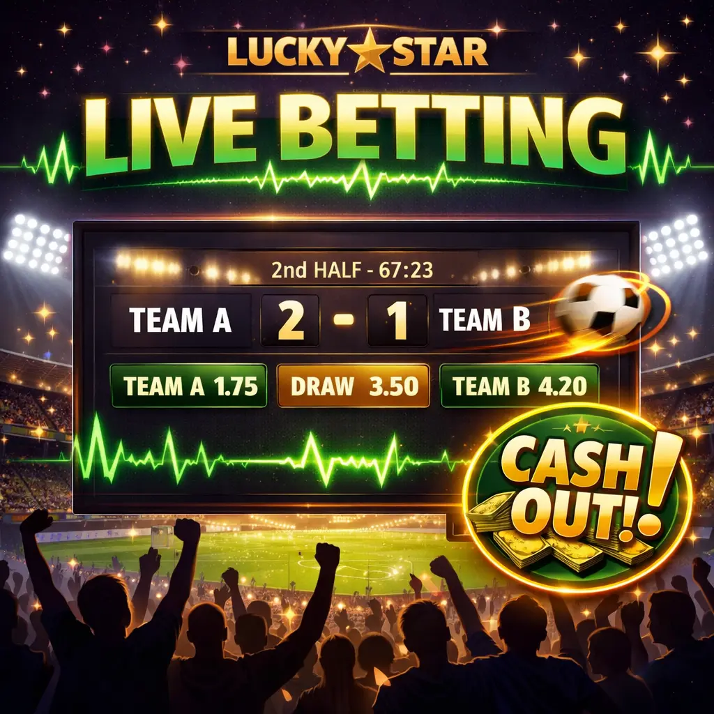 Lucky Star Live Betting - real-time sports wagering